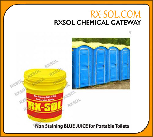 Non Staining BLUE JUICE for Portable Toilets